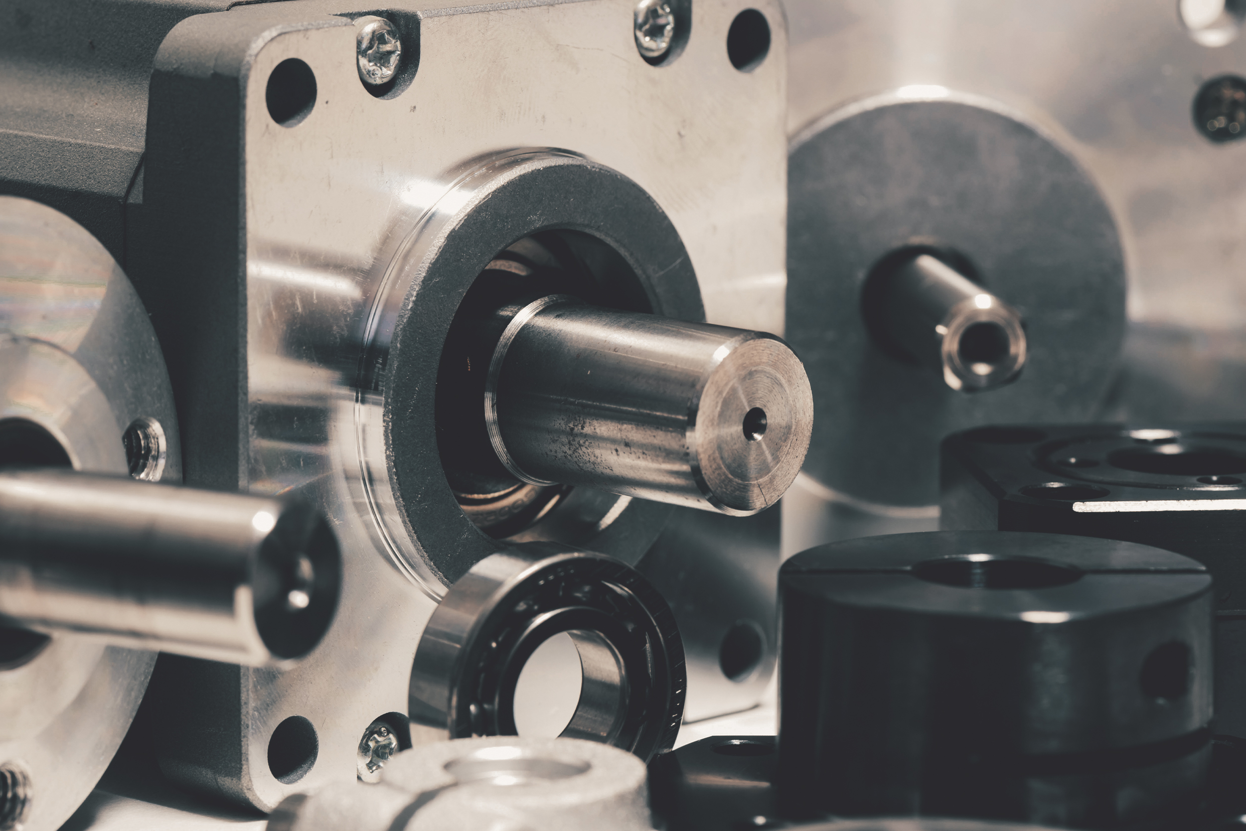 Electric motors and parts for machines