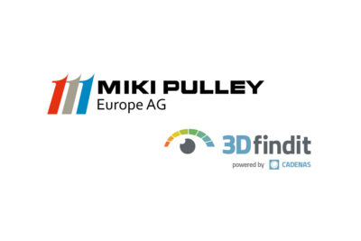 Miki Pulley Europe nun auf 3Dfindit verfügbar