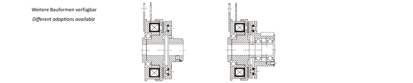 Weitere Bauformen Elektromagnetische Kupplung CS-33