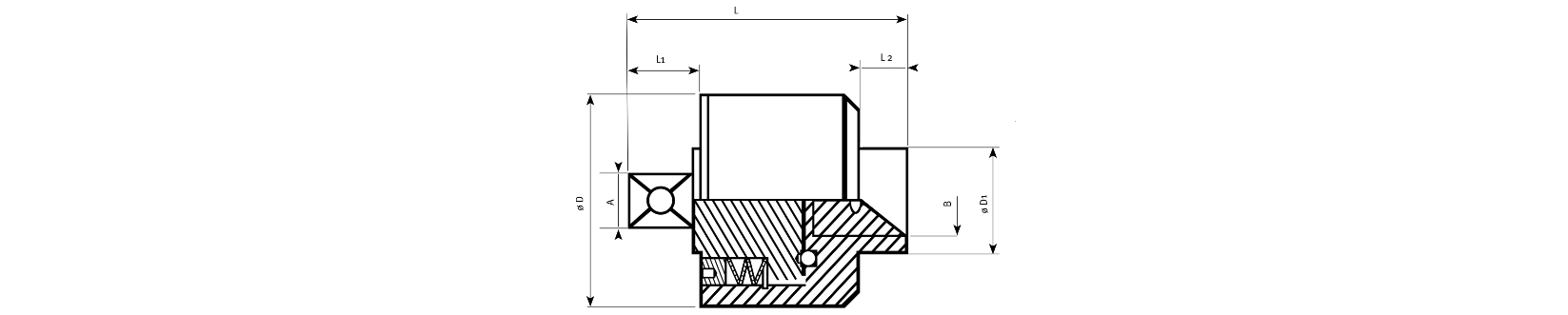 Dimensions Torque Limiter DMB