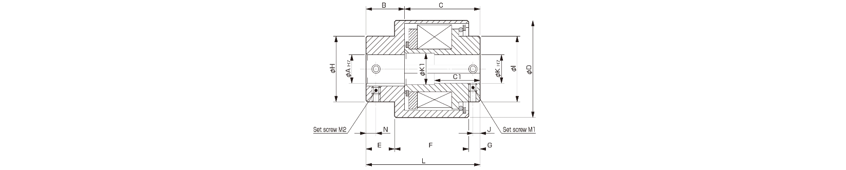 Dimensions Torque Limiter TT-01