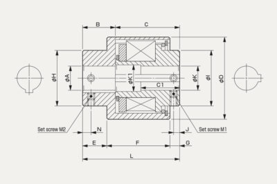 Dimensions Torque Limiter TT-01