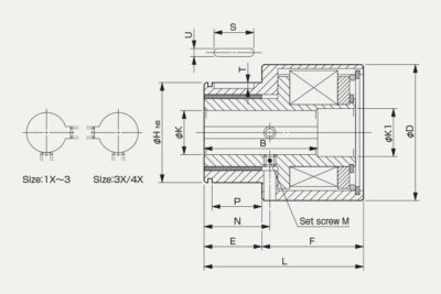 Dimensions Torque Limiter TT-03