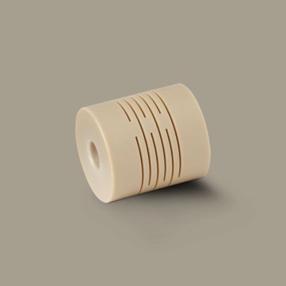 ASK sliced coupling made of Peek by Miki Pulley