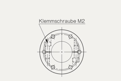 Abmessungen Lamellenkupplung Servoflex SFF DS-B