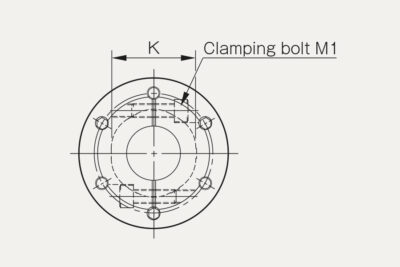Dimensions Dics pack coupling Servoflex SFF DS-B