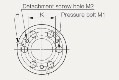 Dimensions Dics pack coupling Servoflex SFF SS-K