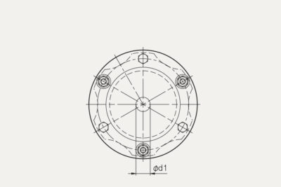 Abmessungen Lamellenkupplung Servoflex SFH G