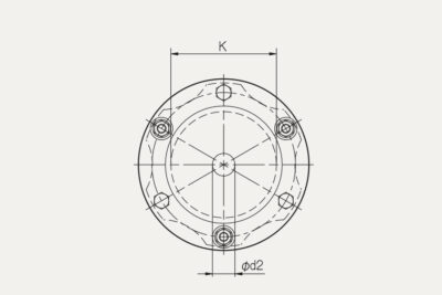 Abmessungen Lamellenkupplung Servoflex SFH G