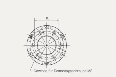 Abmessungen Lamellenkupplung Servoflex SFH G