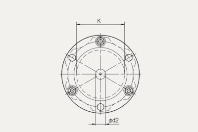 Abmessungen Lamellenkupplung Servoflex SFH S