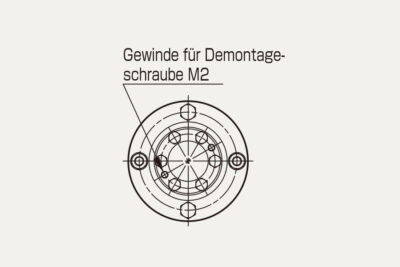 Abmessungen Servoflex SFS S-M Lamellenkupplung