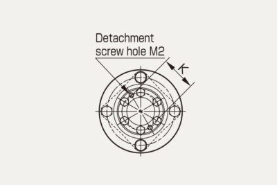 Dimensions Servoflex SFS W-M Disc pack coupling