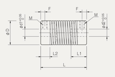 Dimensions Baumannflex coupling LM