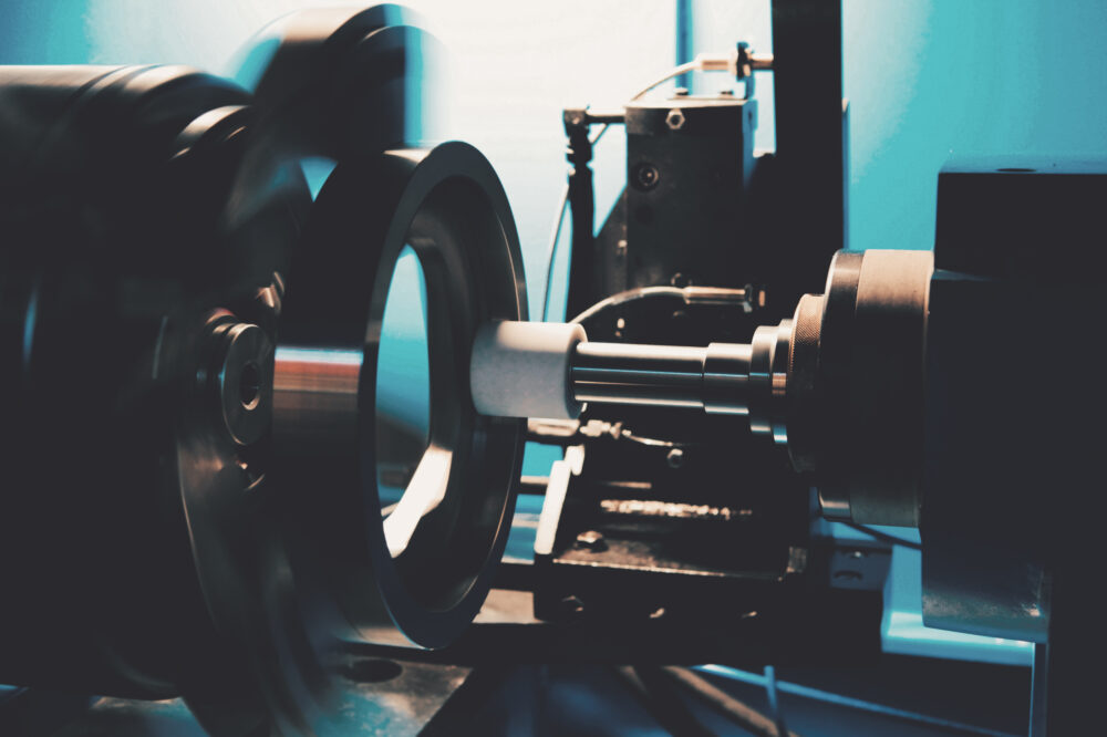 Grinding of a round detail on a special machine tool