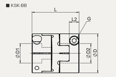 Dimensions Oldham coupling KSK BB