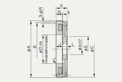 Dimensions Safety Brakes BXR