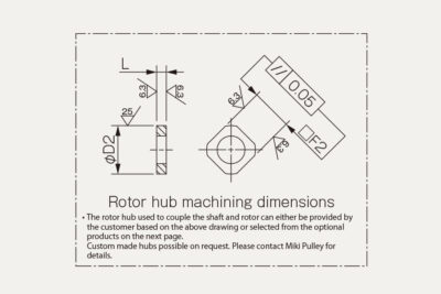 Dimensions Safety break BXR-LE