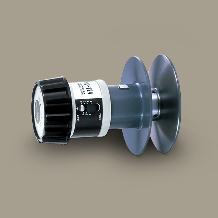 Drehzahlwechsler mit Riemenschreibe Modell AP von Miki Pulley