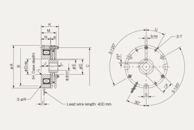 Dimensions Safety brake BXL