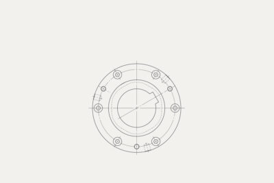 Abmessungen Lamellenkupplung Servoflex SFU SS