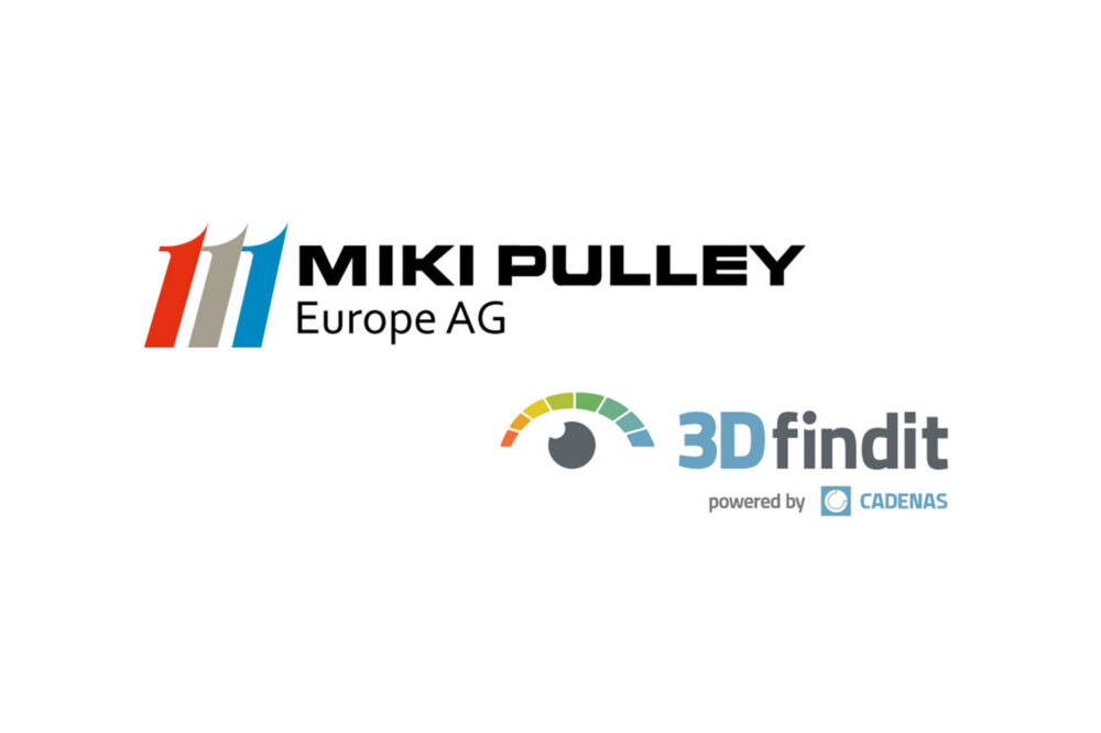 Miki Pulley Europe nun auf 3Dfindit verfügbar