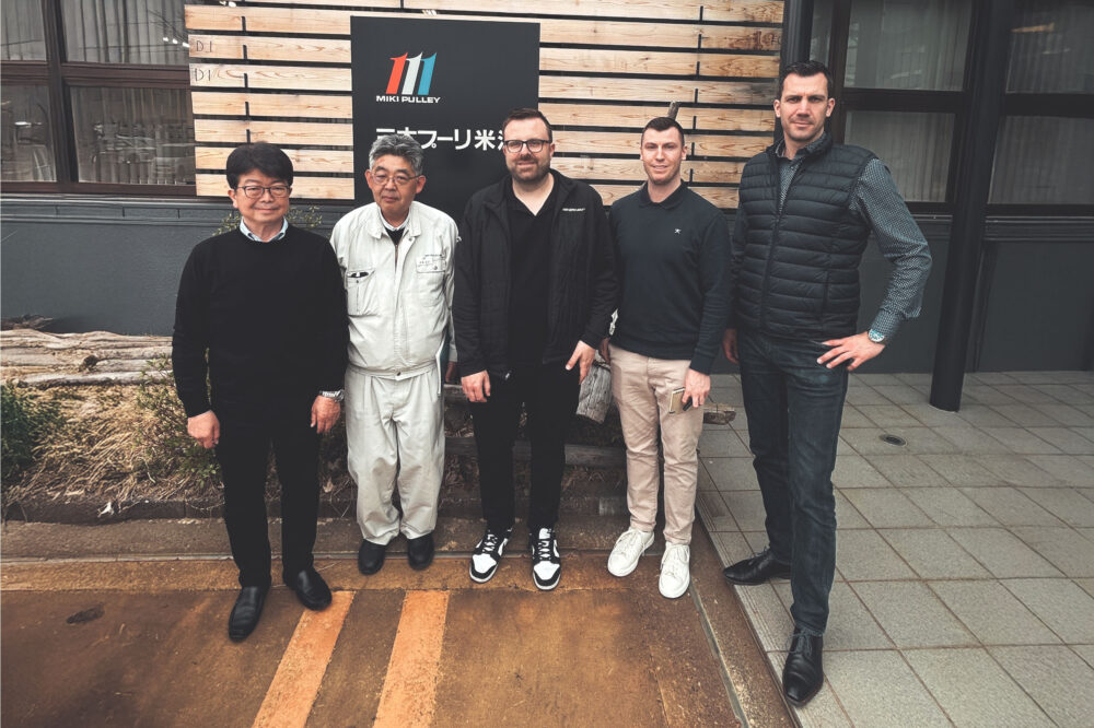 Miki Pulley Europe zu Besuch bei Miki Pulley in Japan
