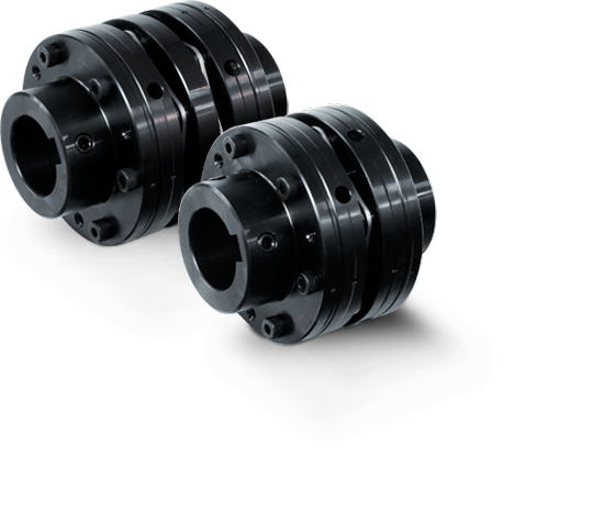 Lamellenkupplung Servoflex SFU SS und SFU DS brüniert von Miki Pulley