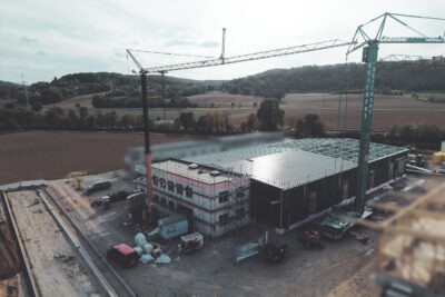 Progress on New Building 1